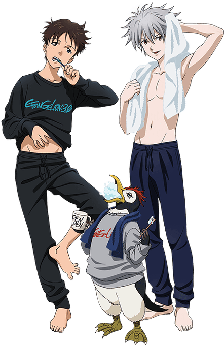 Nge Neon Gensis Evangelion Evangelion Penpen Pen2 Penguin - Evangelion Fashion (498x728), Png Download