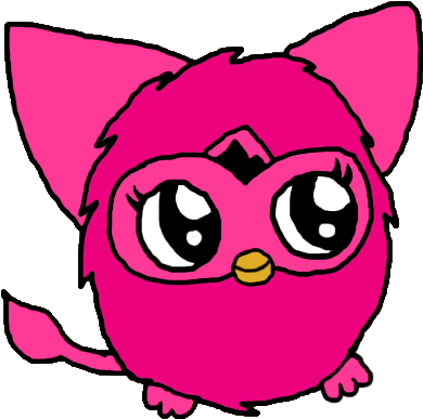 Furby Boom Baby Personality - Cómo Dibujar Un Furby (523x428), Png Download