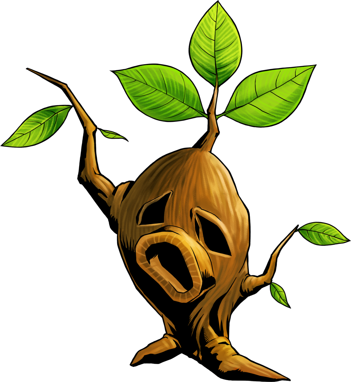 Majora's Mask Dead Deku (1200x1306), Png Download