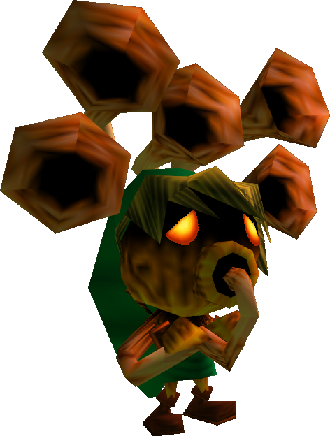 [ Img] - Deku Link Horns (472x624), Png Download