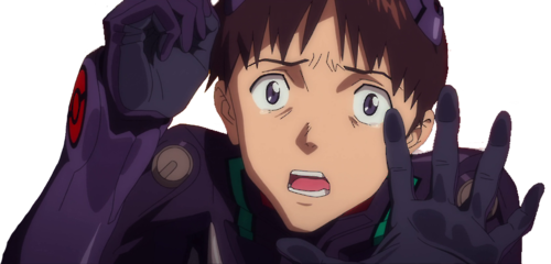 Shinji Ikari, A Childhood Hero - Neon Genesis Evangelion Shinji Transparent (500x240), Png Download