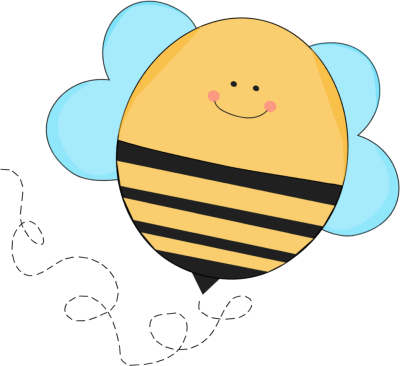 Bee Clip Art - Cute Spring Clip Art (400x366), Png Download