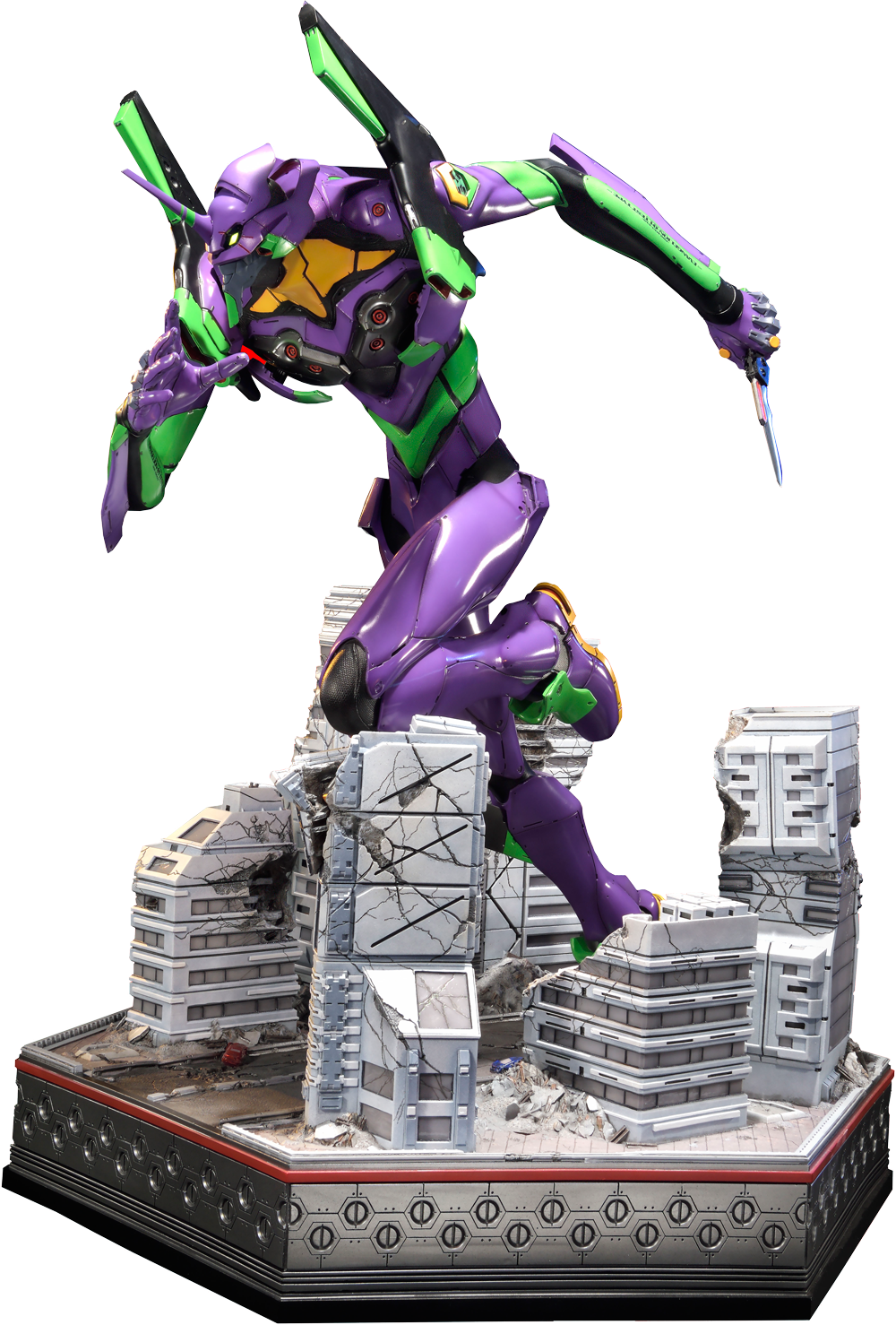 Neon Genesis Evangelion - Neon Genesis Evangelion Statue (1000x1478), Png Download