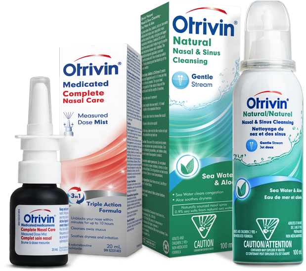 Experience Better Breathing With Otrivin® Nasal Spray - Natural Nasal Decongestant (640x548), Png Download