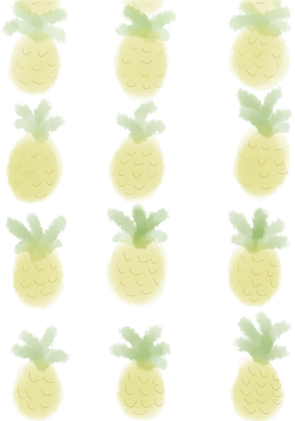 Pineapple Png Tumblr Download - Pineapple (1280x1707), Png Download