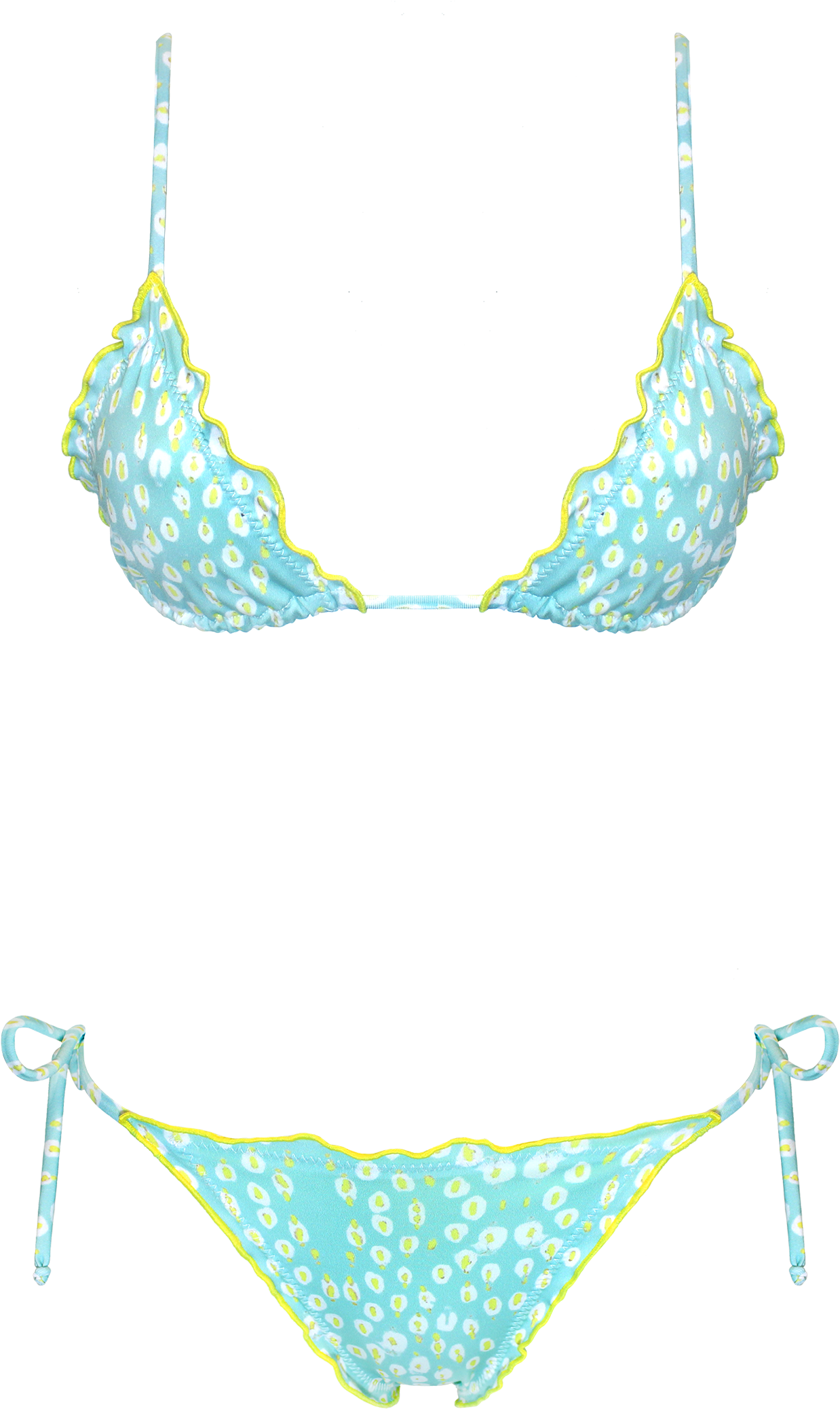 Top/sea Bikini Top - Lingerie Top (2349x2444), Png Download