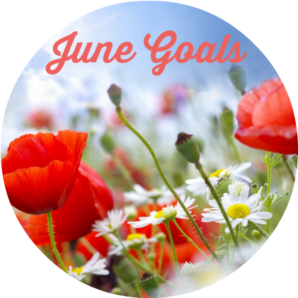 Goals For June - Designart 'lovely Red Poppies On Sky Background' Photographic (600x450), Png Download