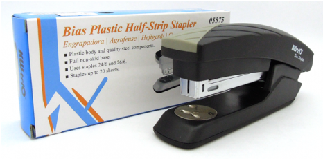 Kw Trio Bais Plastic Half-strip Stapler [05575] - Label (465x465), Png Download
