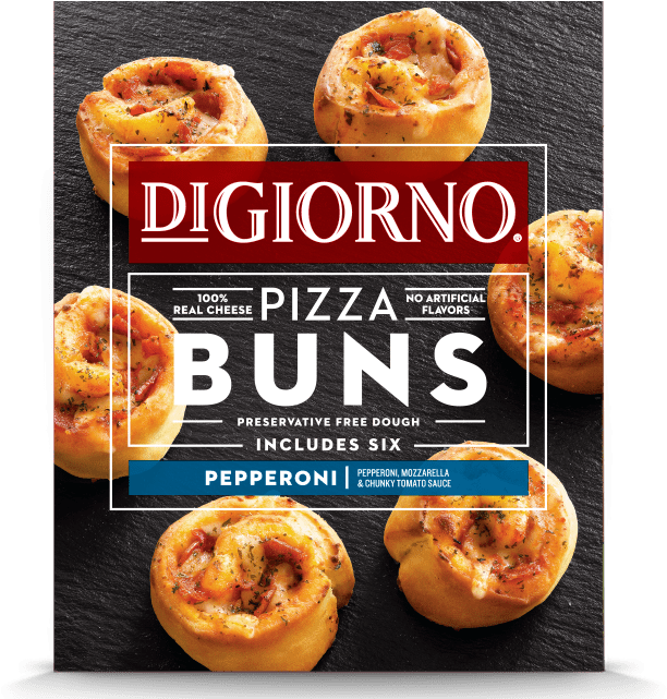 Digiorno Pepperoni Pizza Buns (750x640), Png Download