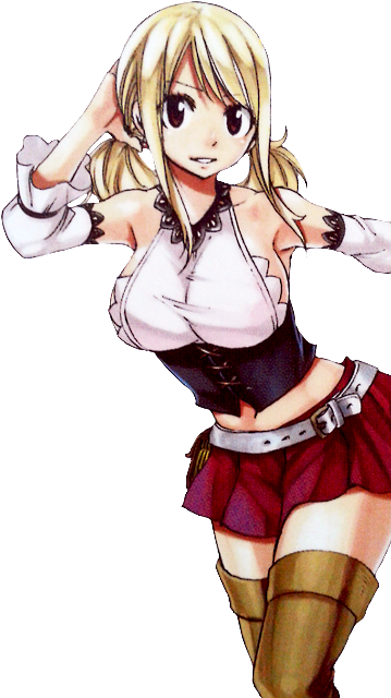 Manga Transparent Lucy Heartfilia - Lucy Heartfilia Tartaros Outfit (500x651), Png Download