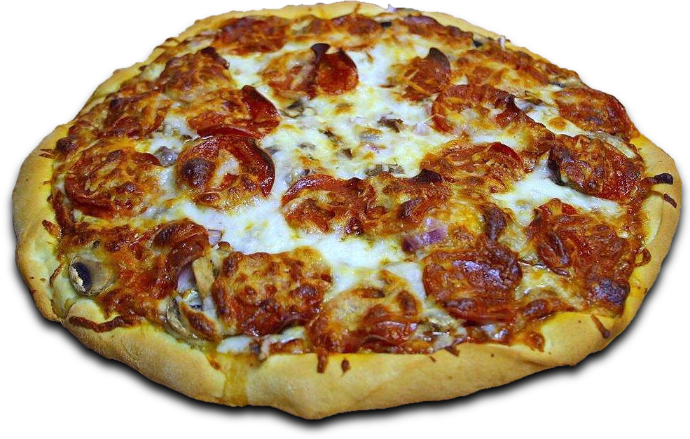 Pepperoni Pizza - Big Cheese Pizza Wroclaw (985x626), Png Download