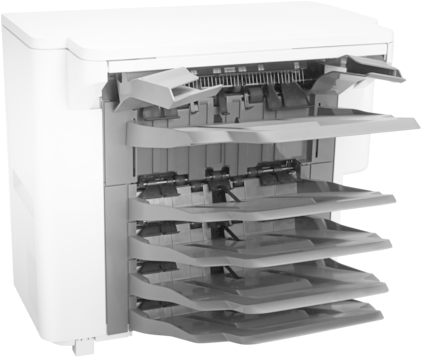 Hp Laserjet Stapler/stacker/mailbox (474x356), Png Download