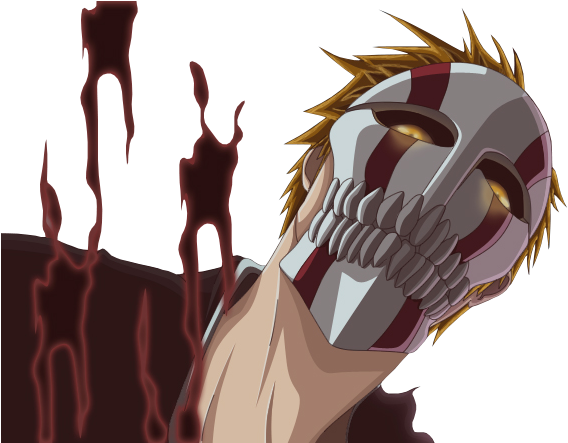 Bleach Ichigo Hollow - Ichigo Masque Hollow (678x442), Png Download