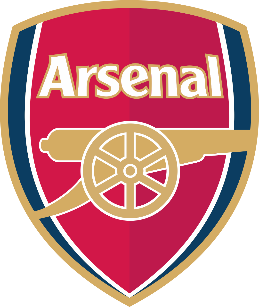 Arsenal Foot Ball Club Logo Vector - Arsenal Fc (1068x1263), Png Download