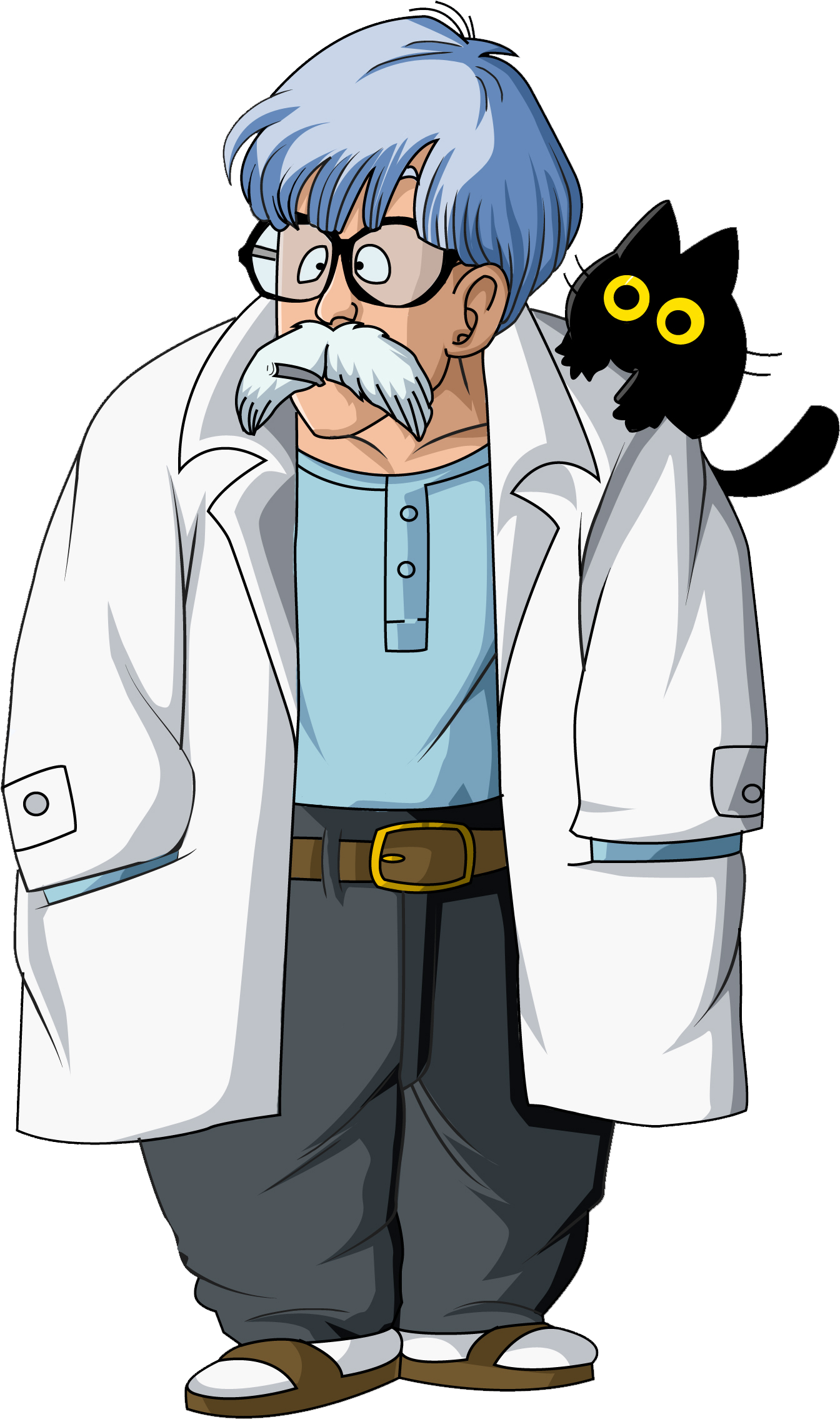 Brief, Padre De Bulma - Dr Brief Dragon Ball (1592x2676), Png Download