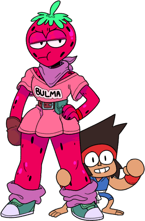 Bulma Pink Fictional Character Cartoon Clip Art Art - Dragon Ball Ok Ko (600x800), Png Download