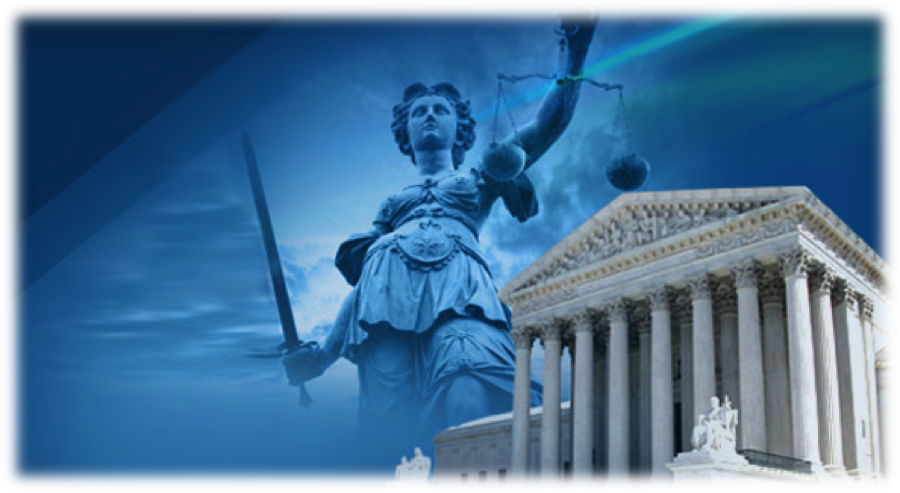 Lady Justice - Justice God (900x493), Png Download