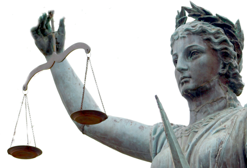 Lady-justice - Legal System In Sri Lanka (500x338), Png Download