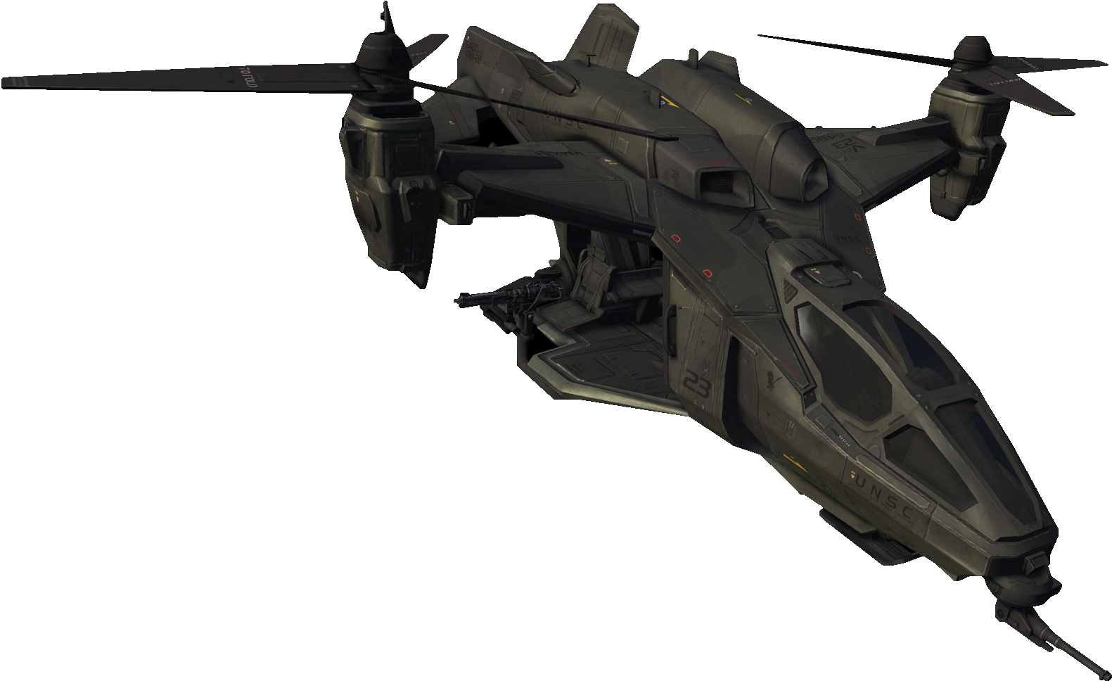 Uh-144 Falcon - Halo Reach Falcon (1600x1000), Png Download