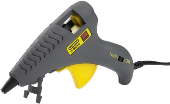 Download - Stanley Glue Gun With 24 Glue Sticks. (570x513), Png Download