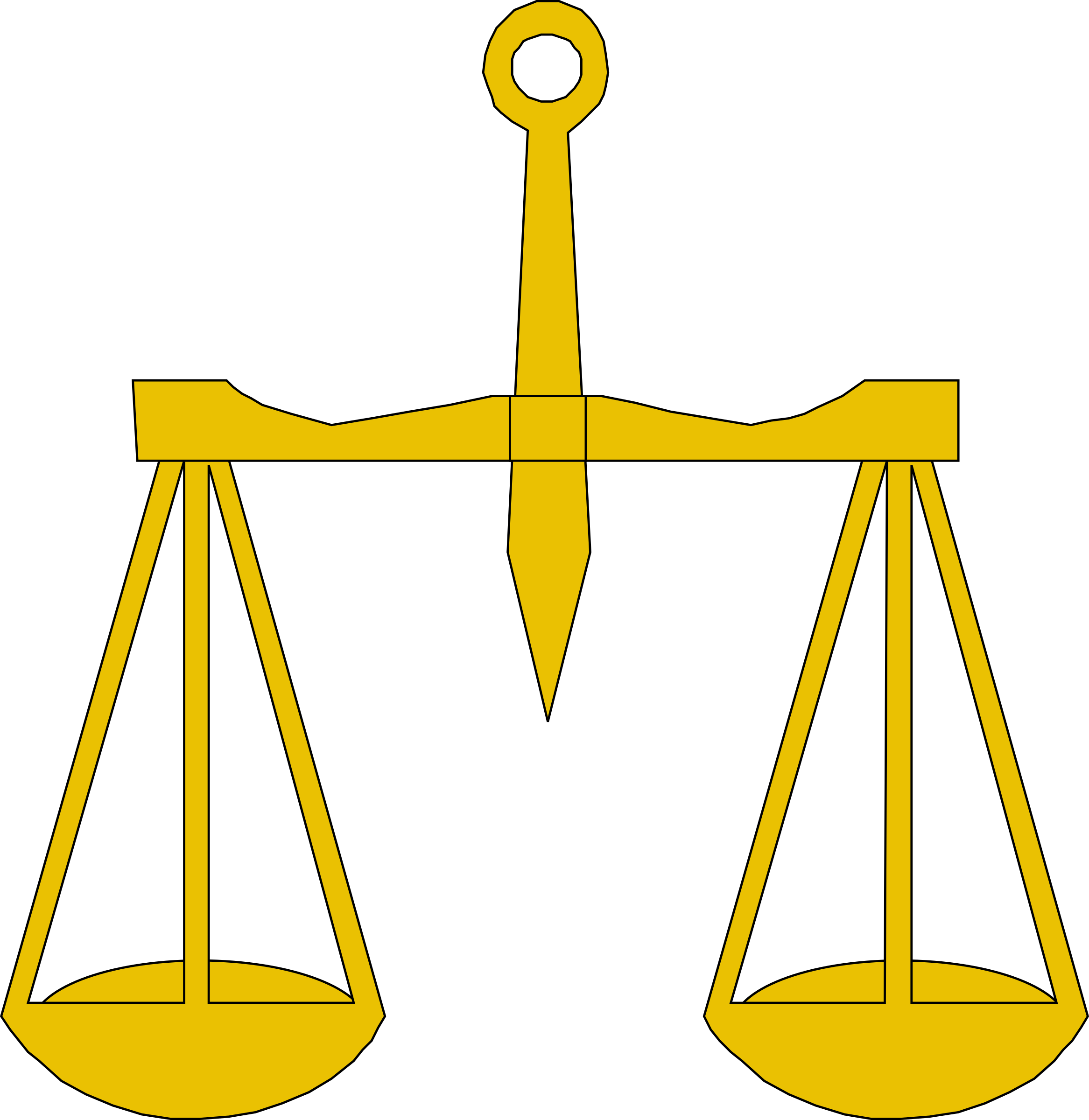 Measuring Scales Lady Justice Weight Balans - Clip Art (729x750), Png Download