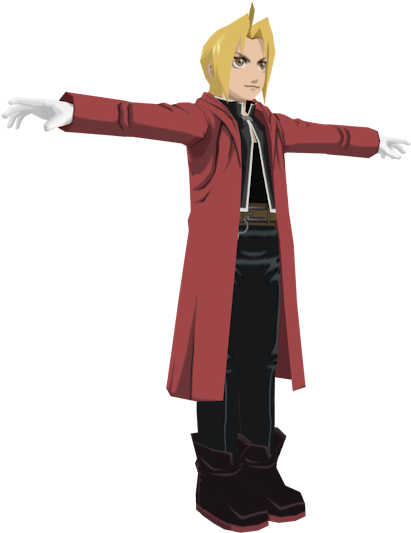 Download Zip Archive - Edward Elric T Pose (750x650), Png Download
