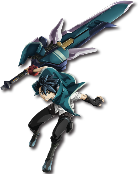 A Boy Who Desires To Regain The Free World By Defeating - God Eater Lenka Weapon (485x609), Png Download