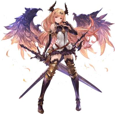 Olivia A - Dark Angel Olivia Gbf (480x400), Png Download