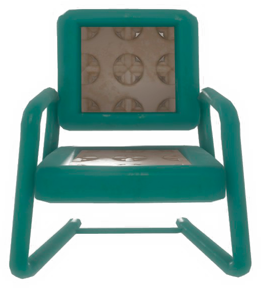 Fo4 Pre War Patio Chair - Chair (521x574), Png Download