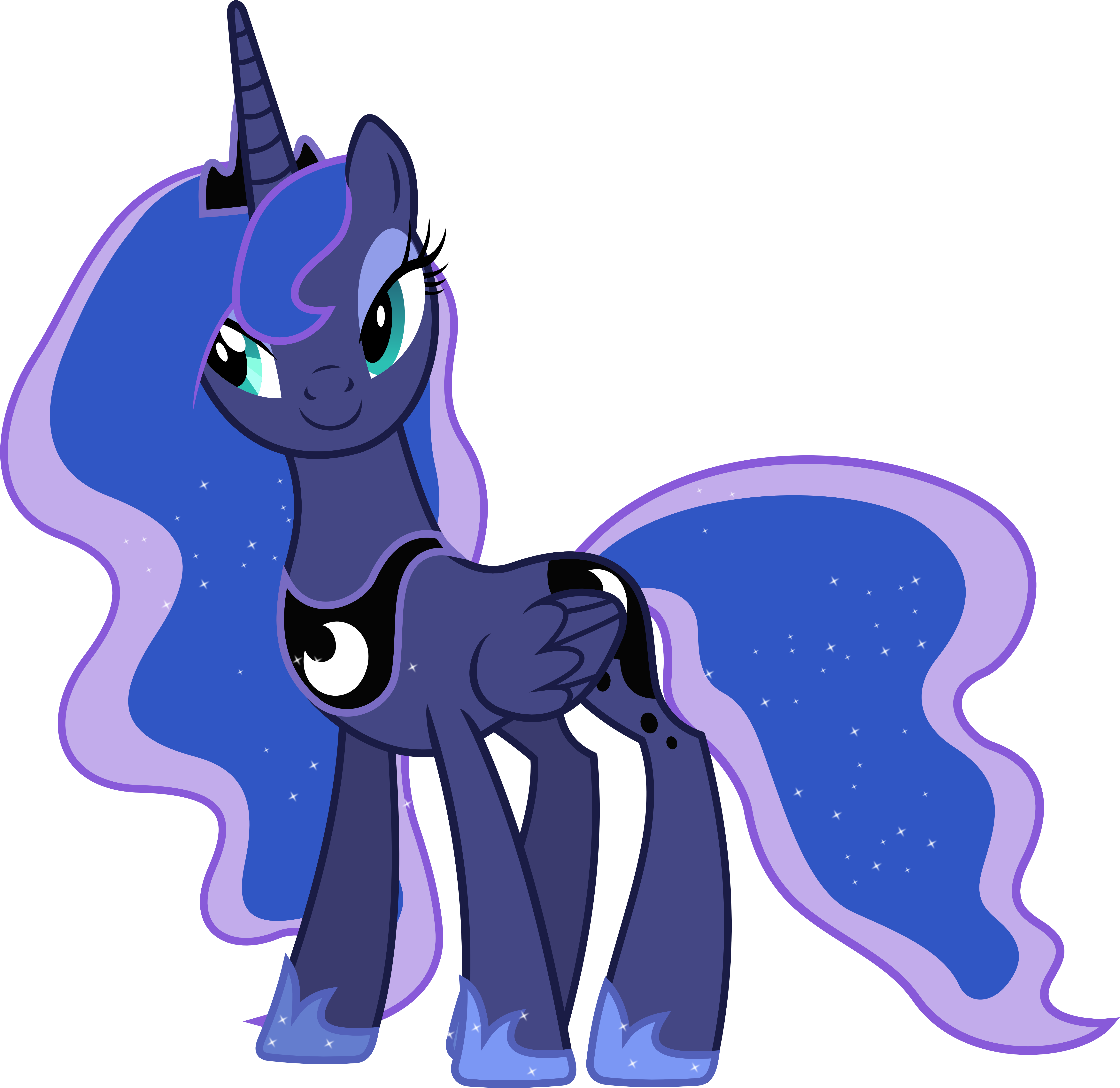 Post 5578 0 80045900 1431993487 Thumb - Color Is Princess Luna (5750x5590), Png Download