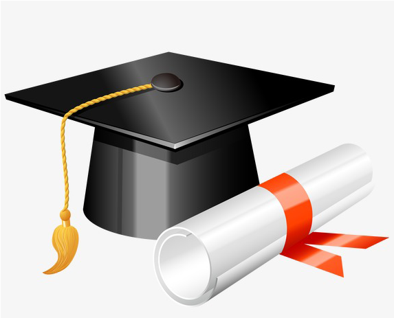 Graduation Vectors Degree Png - Graduation Cap (650x568), Png Download