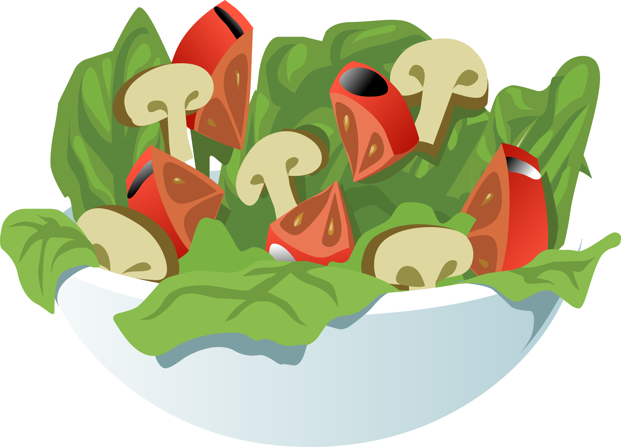 Png Library Stock Une Salade Vocabulaire Cuisine Manger - Salad Clipart Transparent Background (2400x1728), Png Download