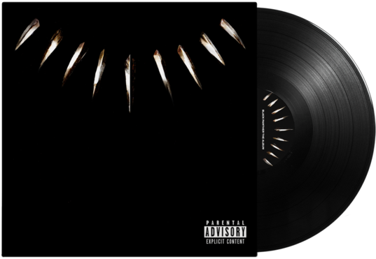 Black Panther Album Vinyl (600x600), Png Download