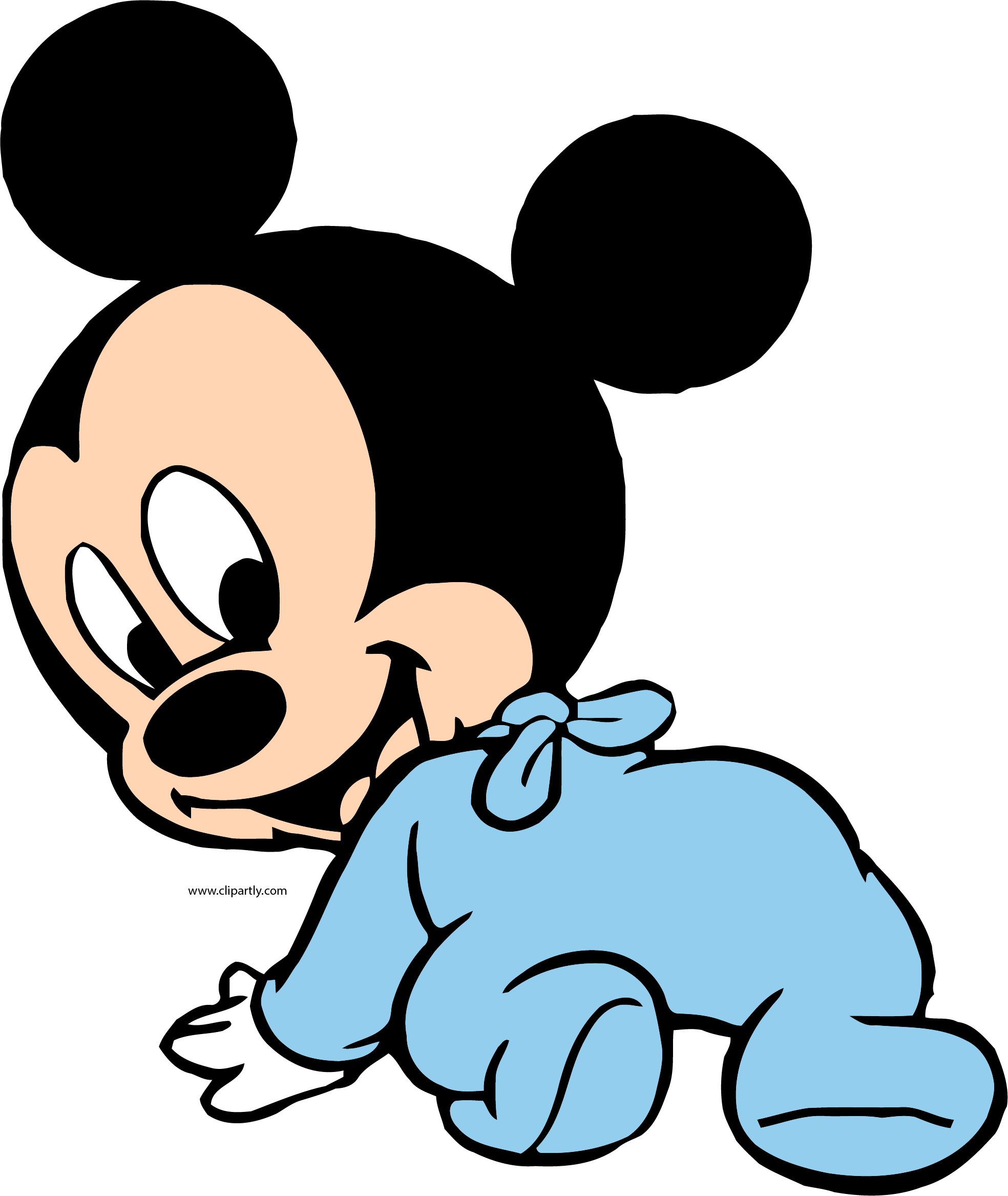 Jpg Transparent Download Png Clipartly Com - Baby Mickey Mouse Clipart (1968x2334), Png Download