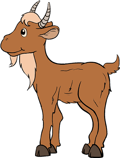 Cartoon Goat Png - Cartoon Goat Transparent (678x600), Png Download