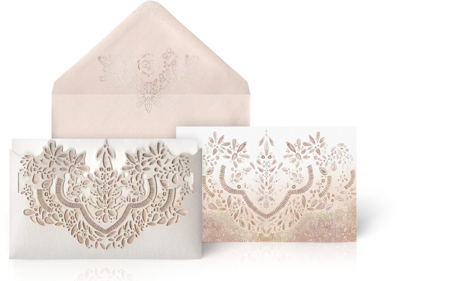 Luxury Arabic Wedding Invitation - Wedding Invitation (934x585), Png Download