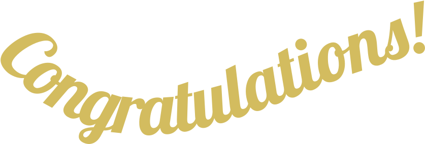 Free Scrap Congratulation Png - Congratulations Transparent (866x297), Png Download
