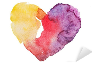 Love, Relationship, Art, Painting Sticker • Pixers® - Watercolor Painting (400x400), Png Download