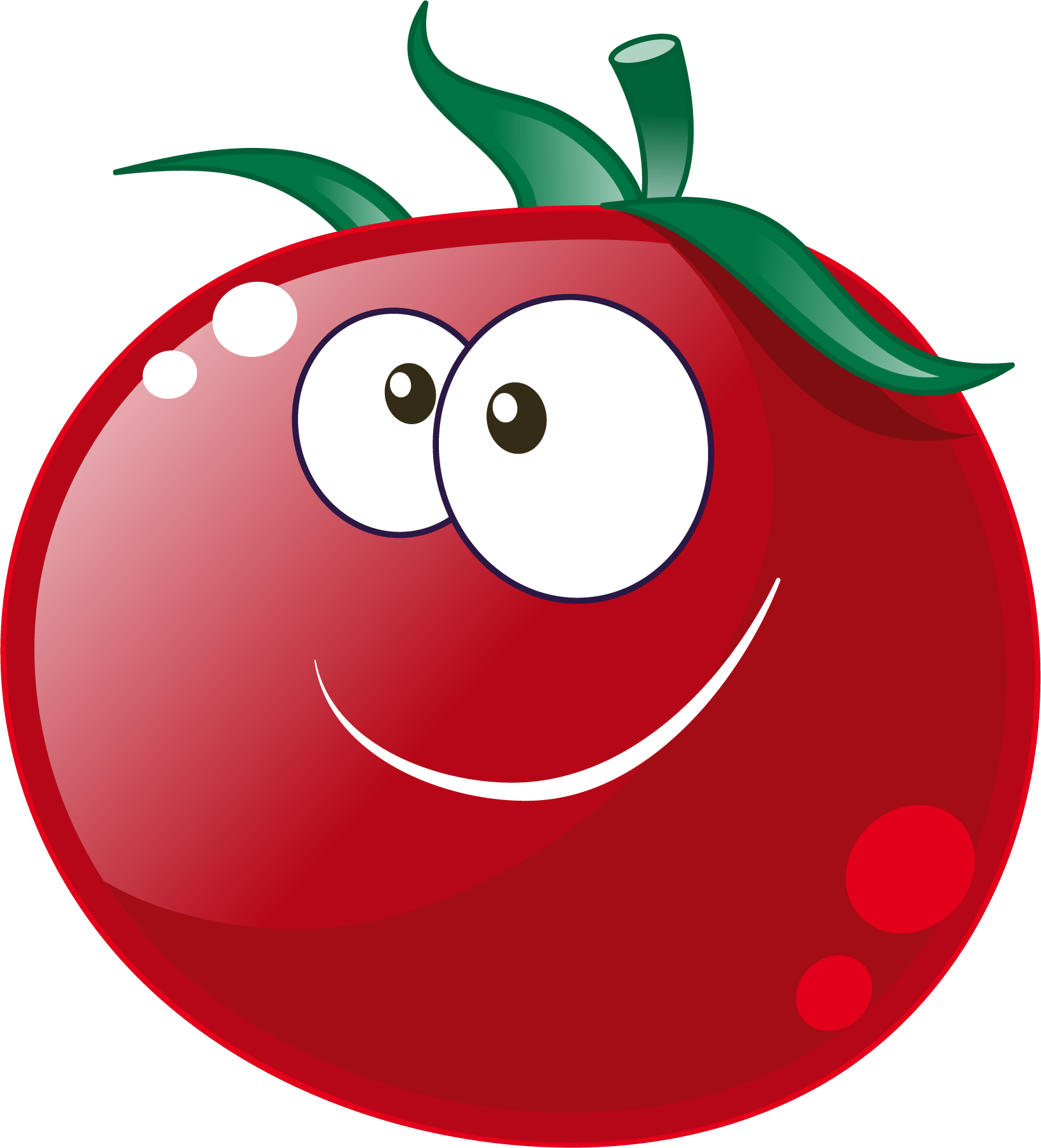 Picture Library Download Tomato Png Images Transparent - Fruit Cartoon Transparent Background (1639x1808), Png Download