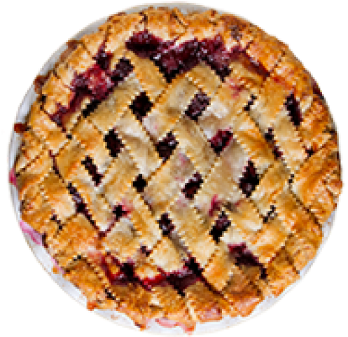 Cherry Lattice Top $24 - Cherry Pie (580x482), Png Download