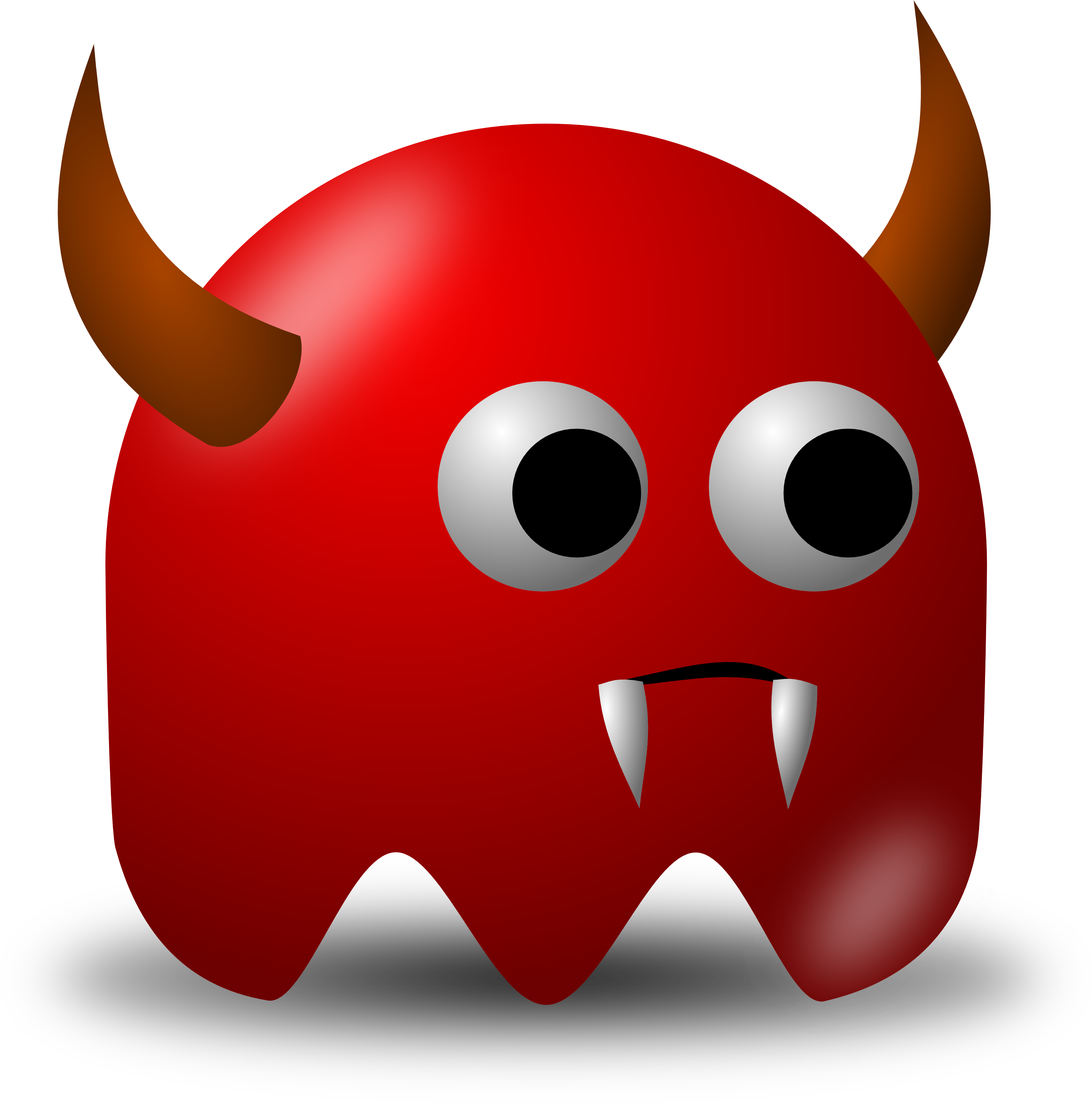 Animals Png - Devil Clip Art (3196x3200), Png Download