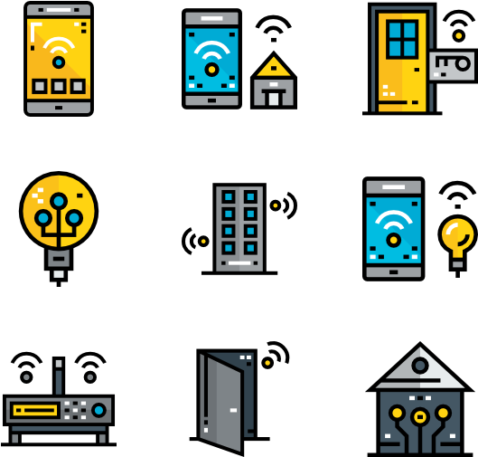 Smart Home 50 Icons (600x564), Png Download