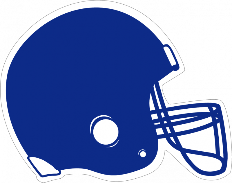Blue Football Helmet Clipart - Dark Green Football Helmet (800x630), Png Download