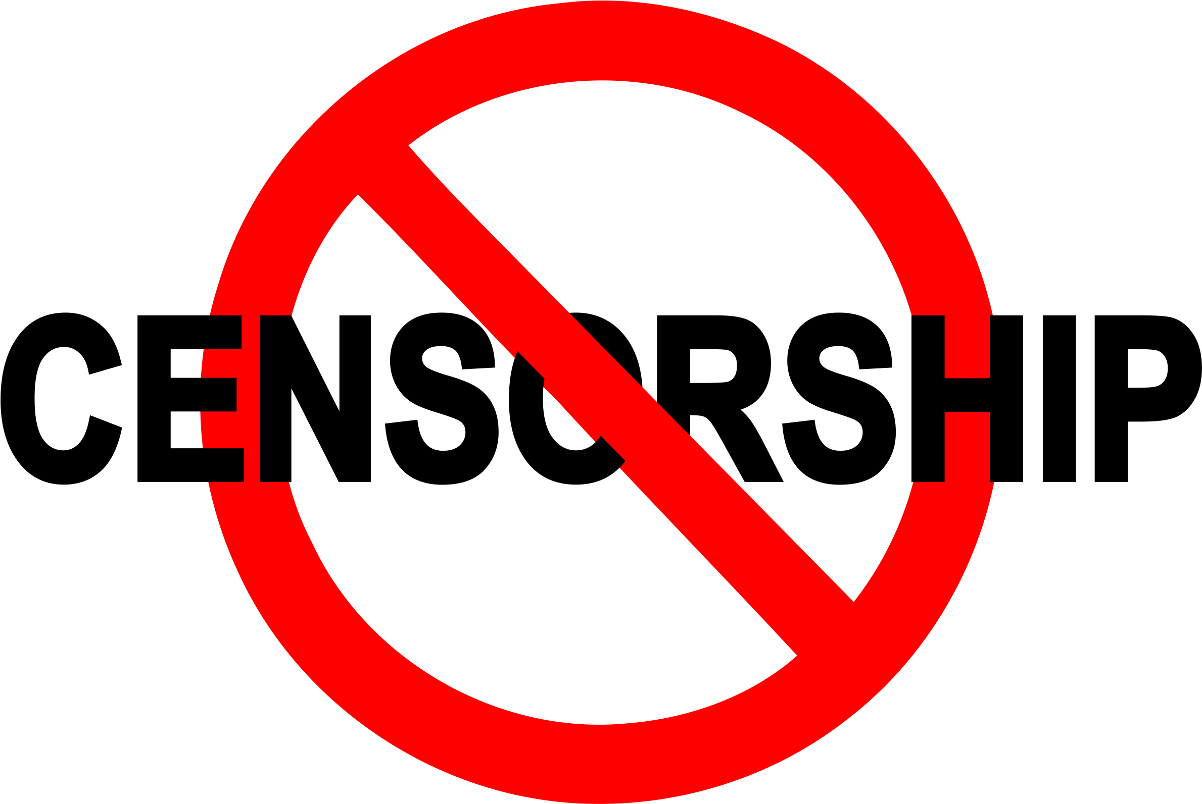 Jpg Black And White Library Clipart No Censorship Sign - Imo Sign No Smoking (2400x1614), Png Download