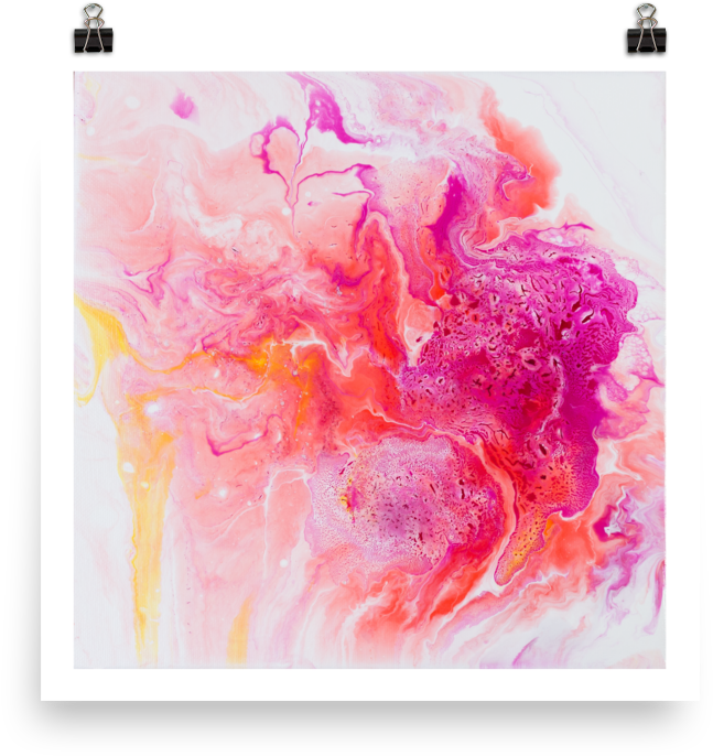 "heavenly Kiss" Art Print (1000x1000), Png Download