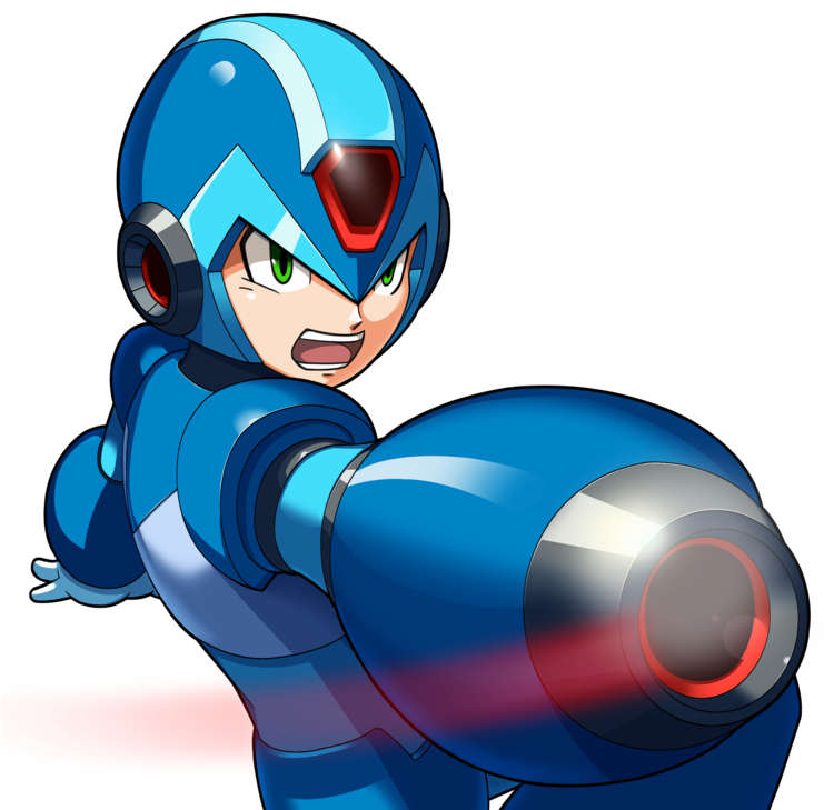 Megamanx - Megaman X Png (740x740), Png Download