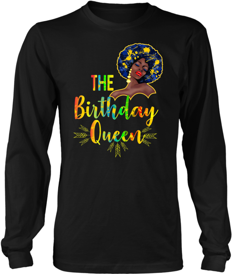 Black Woman Birthday Girl Queent-shirt Afro Hair Watercolor - Britney Spears Metal T Shirt (960x960), Png Download