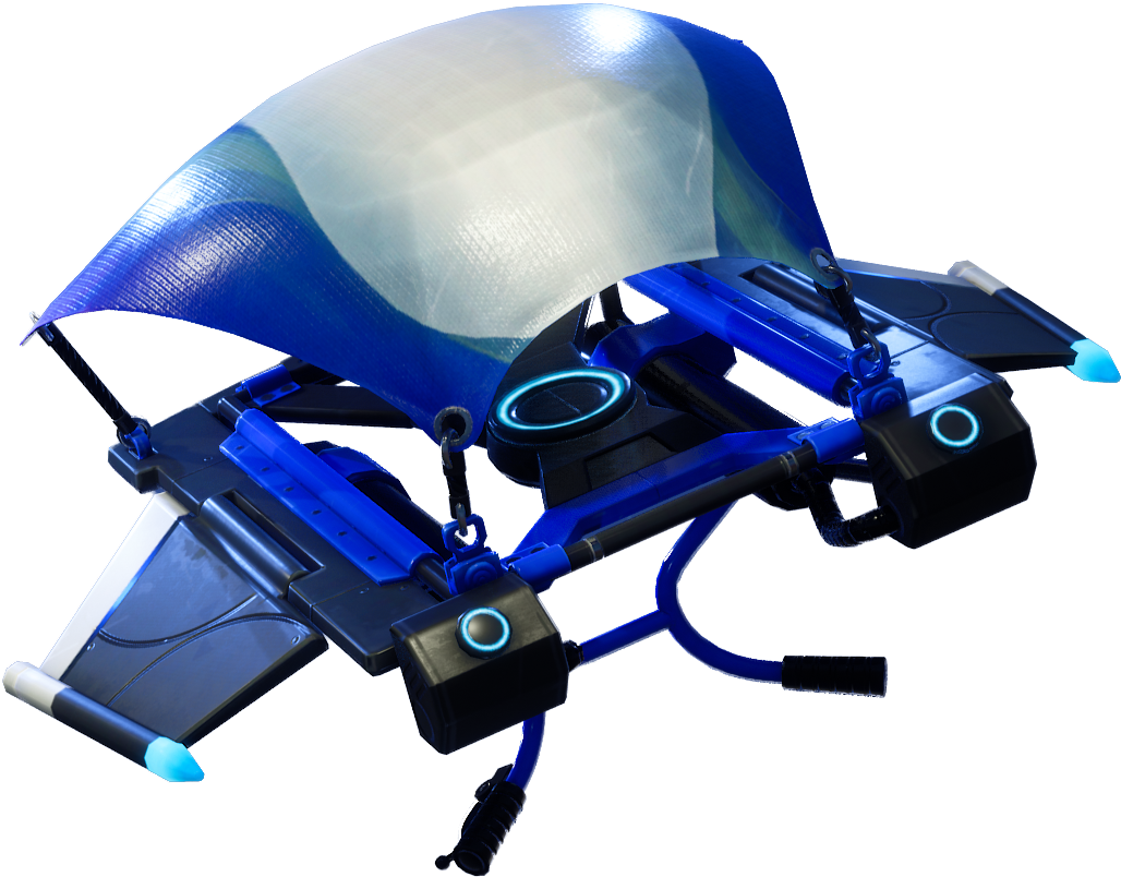 Blue Streak Png - Fortnite Blue Streak Glider (1100x1100), Png Download