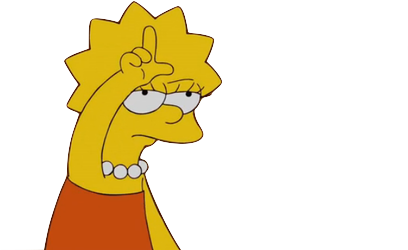 Tumblr Lisa Lossimpson Vaporwave Aesthetic - Lisa Simpson Png (500x283), Png Download