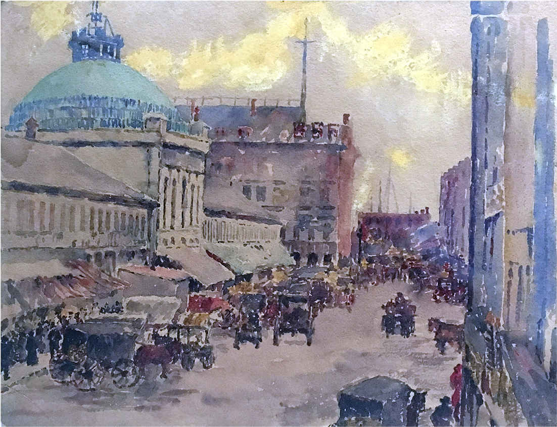 Boston School - Painting (1400x1400), Png Download